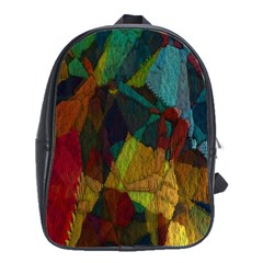 Background Color Template Abstract School Bag (large) by Sapixe