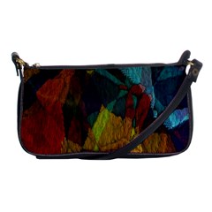 Background Color Template Abstract Shoulder Clutch Bag by Sapixe