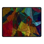 Background Color Template Abstract Double Sided Fleece Blanket (Small)  45 x34  Blanket Front