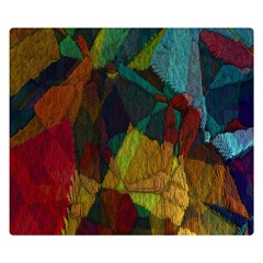 Background Color Template Abstract Double Sided Flano Blanket (small)  by Sapixe