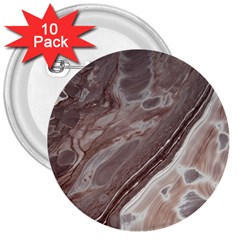 Mud 3  Buttons (10 Pack)  by WILLBIRDWELL