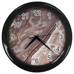 Mud Wall Clock (black) by WILLBIRDWELL