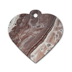 Mud Dog Tag Heart (one Side) by WILLBIRDWELL