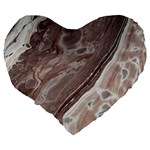 MUD Large 19  Premium Heart Shape Cushions Back