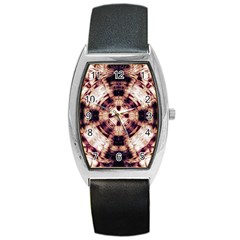 Abstract Art Wallpaper Background Barrel Style Metal Watch by Sapixe