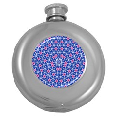 Digital Art Art Artwork Abstract Round Hip Flask (5 Oz) by Sapixe