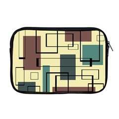 Mid Century Modern Rectangles Apple Macbook Pro 17  Zipper Case by KayCordingly