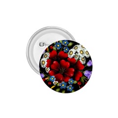 Flower Decoration Bouquet Of Flowers 1 75  Buttons by Sapixe