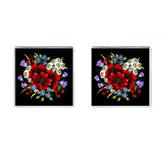 Flower Decoration Bouquet Of Flowers Cufflinks (square) by Sapixe