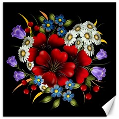 Flower Decoration Bouquet Of Flowers Canvas 16  X 16  by Sapixe