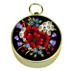 Flower Decoration Bouquet Of Flowers Gold Compasses by Sapixe