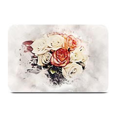 Flowers Background Wallpaper Art Plate Mats by Sapixe