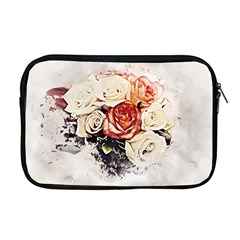 Flowers Background Wallpaper Art Apple Macbook Pro 17  Zipper Case by Sapixe