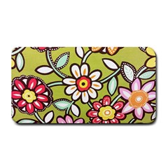 Flowers Fabrics Floral Design Medium Bar Mats by Sapixe