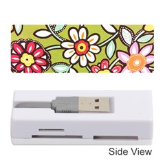 Flowers Fabrics Floral Design Memory Card Reader (stick) by Sapixe