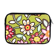 Flowers Fabrics Floral Design Apple Macbook Pro 17  Zipper Case by Sapixe