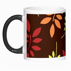 Leaves Foliage Pattern Design Morph Mugs by Sapixe