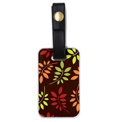 Leaves Foliage Pattern Design Luggage Tags (one Side)  by Sapixe