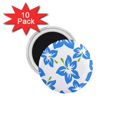 Hibiscus Wallpaper Flowers Floral 1 75  Magnets (10 Pack)  by Sapixe