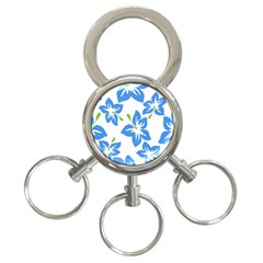 Hibiscus Wallpaper Flowers Floral 3-ring Key Chains