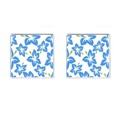 Hibiscus Wallpaper Flowers Floral Cufflinks (square) by Sapixe