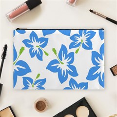 Hibiscus Wallpaper Flowers Floral Cosmetic Bag (large) by Sapixe