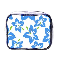 Hibiscus Wallpaper Flowers Floral Mini Toiletries Bag (one Side) by Sapixe