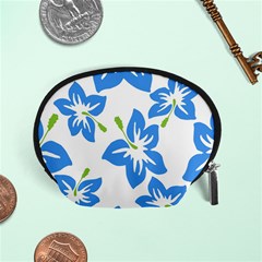 Hibiscus Wallpaper Flowers Floral Accessory Pouch (small) by Sapixe