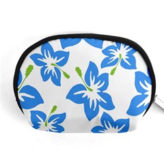 Hibiscus Wallpaper Flowers Floral Accessory Pouch (medium) by Sapixe