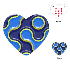 Pattern Curve Design Seamless Playing Cards (heart) by Sapixe