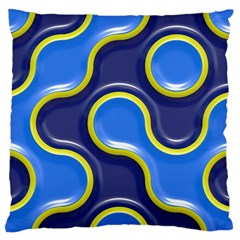 Pattern Curve Design Seamless Standard Flano Cushion Case (two Sides) by Sapixe