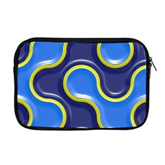 Pattern Curve Design Seamless Apple Macbook Pro 17  Zipper Case by Sapixe