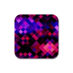 Pattern Seamless Pattern Tile Rubber Square Coaster (4 Pack)  by Sapixe