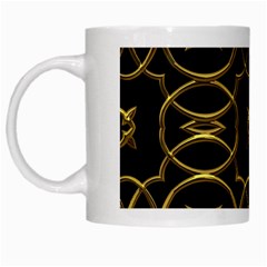 Seamless Pattern Abstract White Mugs by Sapixe