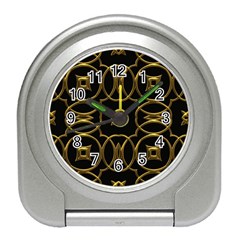 Seamless Pattern Abstract Travel Alarm Clock