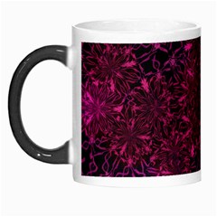 Retro Flower Pattern Design Batik Morph Mugs by Sapixe