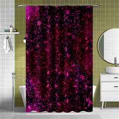 Retro Flower Pattern Design Batik Shower Curtain 48  X 72  (small)  by Sapixe