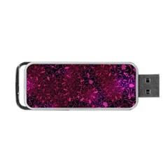 Retro Flower Pattern Design Batik Portable Usb Flash (two Sides) by Sapixe