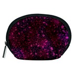 Retro Flower Pattern Design Batik Accessory Pouch (Medium) Front