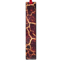 Lava Cracked Background Fire Large Book Marks by Sapixe