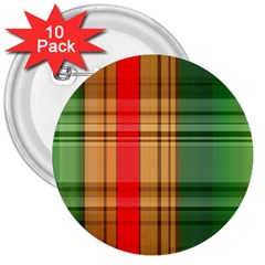 Seamless Pattern Design Tiling 3  Buttons (10 Pack)  by Sapixe