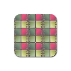 Seamless Pattern Seamless Design Rubber Square Coaster (4 Pack)  by Sapixe