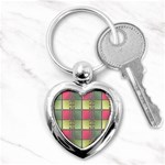 Seamless Pattern Seamless Design Key Chains (Heart)  Front