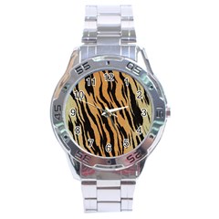 Seamless Pattern Texture Background Stainless Steel Analogue Watch