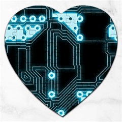 Seamless Repeat Repetitive Jigsaw Puzzle (heart) by Sapixe