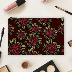 Seamless Tile Background Abstract Cosmetic Bag (large) by Sapixe