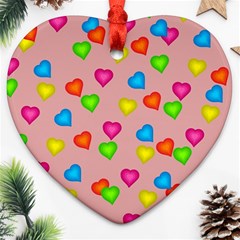 Seamless Tile Background Abstract Heart Ornament (two Sides) by Sapixe