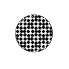 Square Diagonal Pattern Seamless Hat Clip Ball Marker by Sapixe