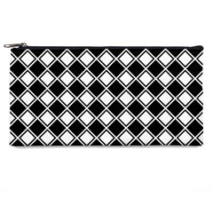 Square Diagonal Pattern Seamless Pencil Cases by Sapixe