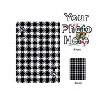 Square Diagonal Pattern Seamless Playing Cards 54 (Mini) Front - ClubK